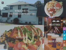 Tablet Screenshot of farmhousetavern.com